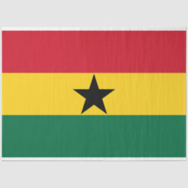 Flagge Ghanas Seidenpapier