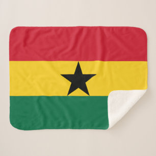 Flagge Ghanas Sherpadecke