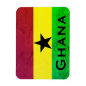Flagge Ghanas (Westafrika) Magnet (Vertikal)