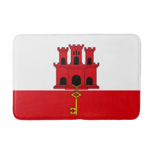 Flagge Gibraltars Badematte