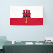Flagge Gibraltars Banner (Messeveranstaltung)