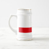 Flagge Gibraltars Bierglas (Links)