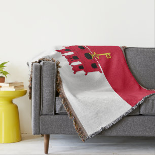 Flagge Gibraltars Decke