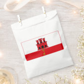 Flagge Gibraltars Geschenktütchen (Ausgeschnitten)
