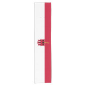 Flagge Gibraltars Kurzer Tischläufer (Vorderseite)