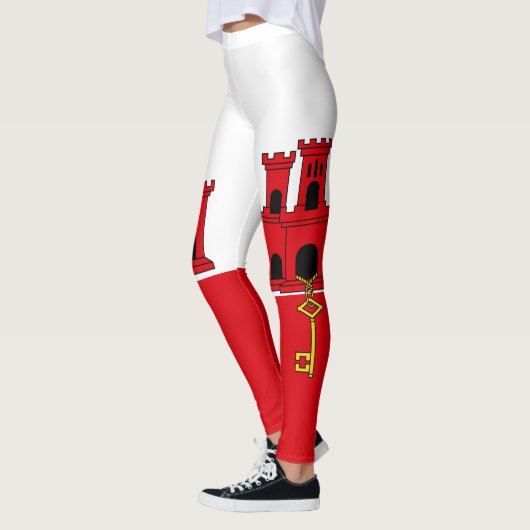 Flagge Gibraltars Leggings (Links)