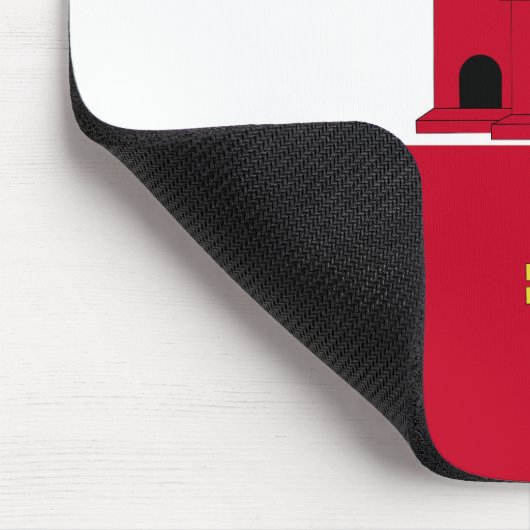 Flagge Gibraltars Mousepad (Ecke)