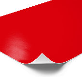 Flagge Gibraltars Poster (Ecke)