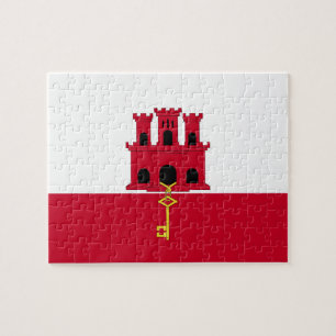 Flagge Gibraltars Puzzle