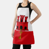 Flagge Gibraltars Schürze (InSitu)