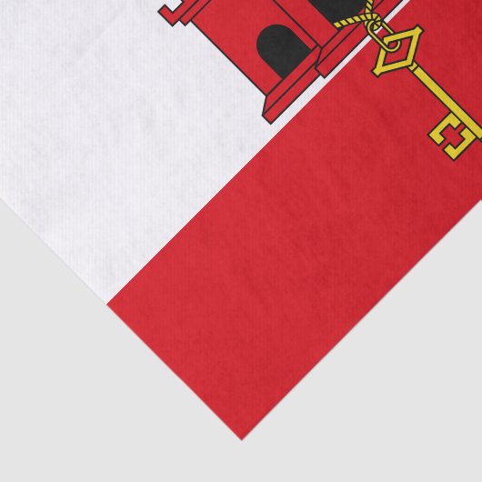 Flagge Gibraltars Seidenpapier (Ausschnitt)