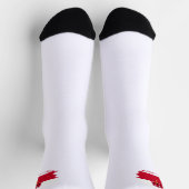 Flagge Gibraltars Socken (Oben)