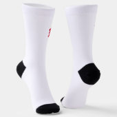 Flagge Gibraltars Socken (Gewinkelt)