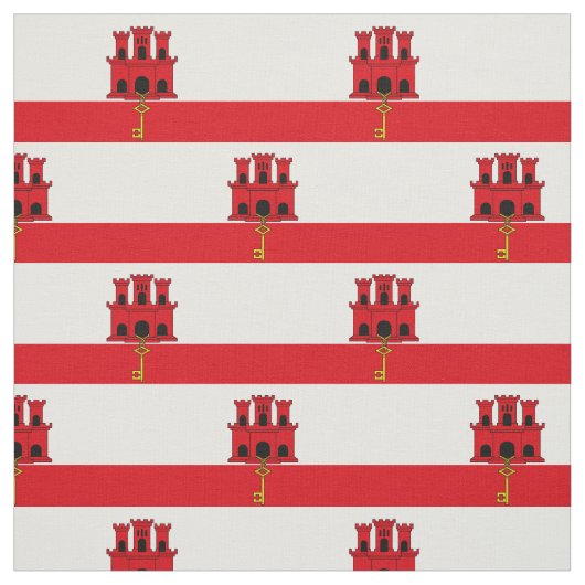 Flagge Gibraltars Stoff (Muster)