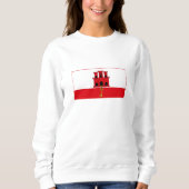 Flagge Gibraltars Sweatshirt (Vorderseite)