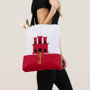 Flagge Gibraltars Tasche