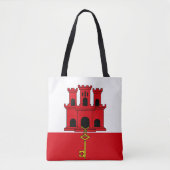 Flagge Gibraltars Tasche (Vorderseite)