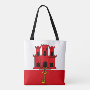 Flagge Gibraltars Tasche