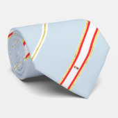Flagge Gijon stripes Krawatte (Gerollt)