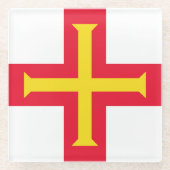 Flagge Glasuntersetzer (Vorderseite)