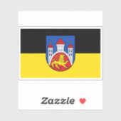 Flagge Göttingen, Deutschland Aufkleber (Blatt)