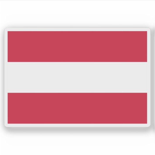 Flagge Gouda, Niederlande Aufkleber (Vorderseite)