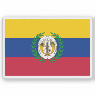 Flagge Gran Colombia (1822-1830), Ecuador Aufkleber
