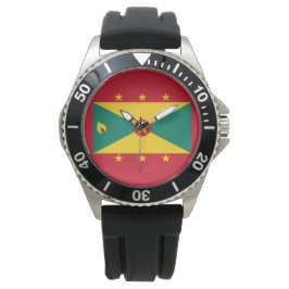 Flagge Grenadas Armbanduhr