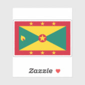 Flagge Grenadas Aufkleber (Blatt)