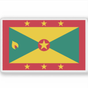 Flagge Grenadas Aufkleber