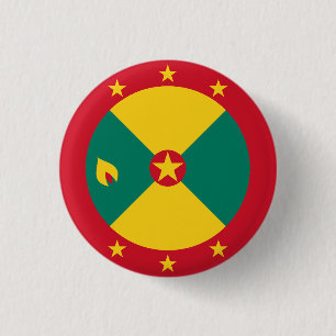 Flagge Grenadas Button