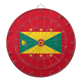 Flagge Grenadas Dartscheibe