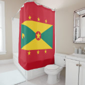 Flagge Grenadas Duschvorhang (Beispiel)