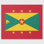 Flagge Grenadas Geschenkpapier (Flach)