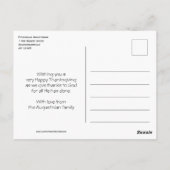 Flagge Grenadas | GRENADIAN-ERNTEDANK Postkarte (Rückseite)