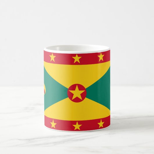 Flagge Grenadas Kaffeetasse (Mittel)