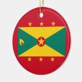 Flagge Grenadas Keramik Ornament (Links)