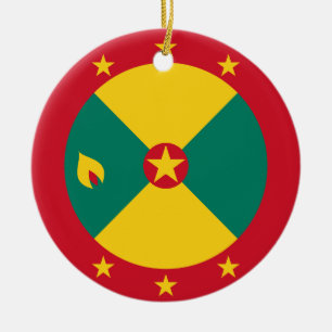 Flagge Grenadas Keramik Ornament