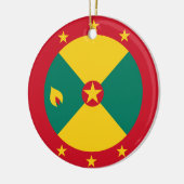 Flagge Grenadas Keramik Ornament (Links)