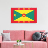 Flagge Grenadas Leinwanddruck (Insitu (Wohnzimmer))