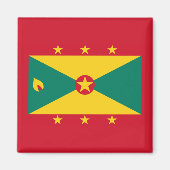Flagge Grenadas Magnet (Vorne)