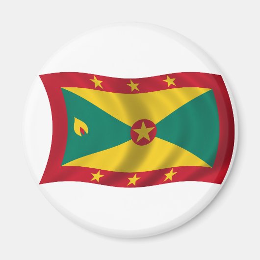 Flagge Grenadas Magnet (Vorne)