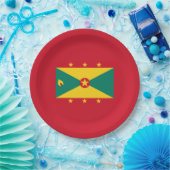 Flagge Grenadas Pappteller (Party)