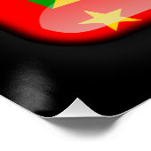 Flagge Grenadas Poster (Ecke)