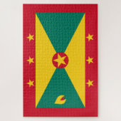 Flagge Grenadas Puzzle (Vertikal)
