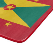 Flagge Grenadas Schneidebrett (Ecke)