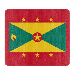 Flagge Grenadas Schneidebrett