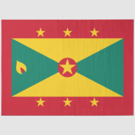 Flagge Grenadas Seidenpapier