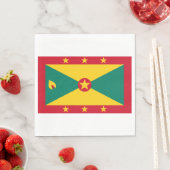 Flagge Grenadas Serviette (Beispiel)
