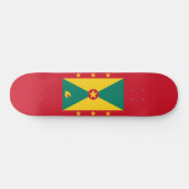Flagge Grenadas Skateboard (Horizontal)